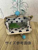 一点物★がま口 ポーチ / 財布 / 小物入れ / ハンドメイド☆ヒスミニ・61_画像7