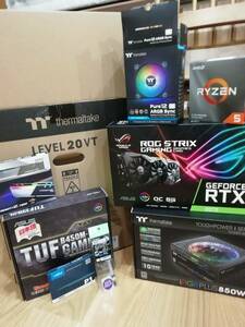 自作PC キューブ型ゲーミングPC Ryzen5 3600 RTX2070 メモリ16G MVMeSSD1TB win11クリーンインストール済み