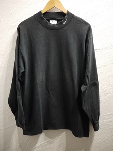 90s NIKE Nike mok шея cut and sewn long T футболка длинный рукав рубашка Vintage Mockneck L/Sshirt 5802