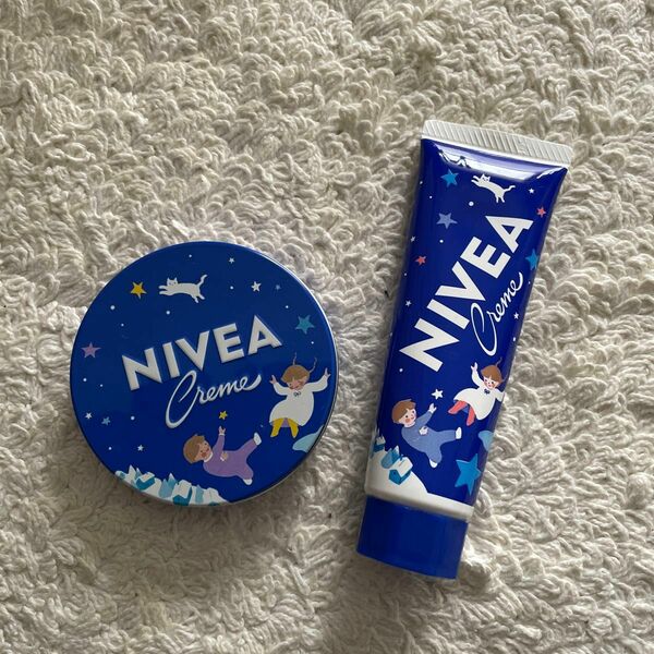 NIVEA スキンクリームC 青缶 56ｇ＆チューブタイプ50ｇ セット売り