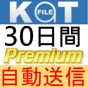 【自動送信】KatFile プレミアムクーポン 30日間 完全サポート [最短1分発送]