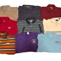24枚 古着　ポロシャツ　Tシャツ　半袖　まとめ売り　セット売り　ゴルフウェア　アメリカ　仕入れ　ヴィンテージ　卸　ベール　大量　刺繍_画像2