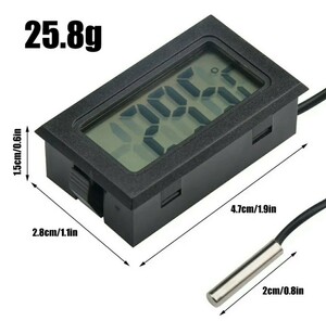 7 piece set! new goods unused goods aquarium water temperature gage digital LCD digital thermometer goldfish aquarium, aquarium fish, tropical fish aquarium temperature control water temperature gage aquarium 