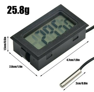  new goods unused goods digital LCD digital thermometer 2 piece set temperature control 