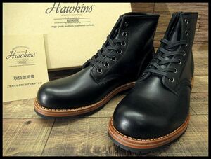 送無 新品 HAWKINS ホーキンス HL40111 6INCH DRESS BOOT 天然皮革 レザー 6インチ ドレス ブーツ グッドイヤーウェルト製法 BLACK 25.5 ②