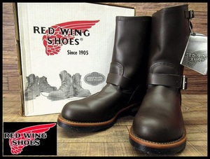 送無 新品 長期保管 デッド 廃盤 限定 RED WING レッドウィング 09年製 2967 スチールトゥ レザー エンジニア ワーク ブーツ CHOCO 27.5 ①