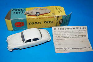 CORGI TOYS 208 Jaguar 2,4 Litre Saloon　1957年英国製　F21