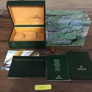#007 Rolex ロレックス 168622 ヨットマスター　内箱　外箱　空箱　箱　ケース 冊子　タグ　カードケース 付属品
