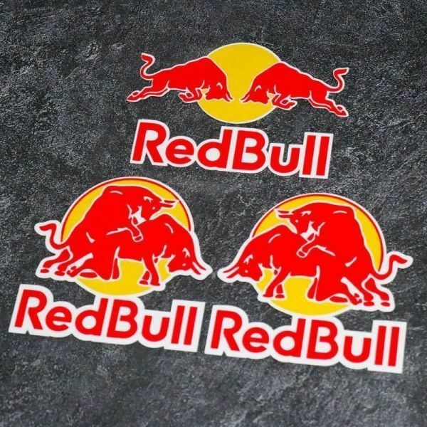 レッドブル ステッカー RedBull 防水 3枚セット　匿名配送　追跡可能　送料無料