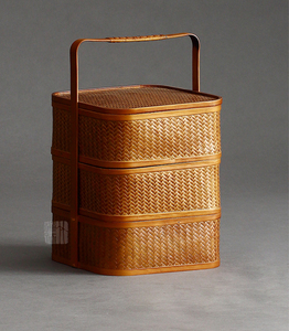  new goods handmade nature bamboo basket storage bag usually using superior article design B