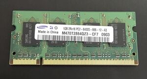 SAMSUNG*1GB 2R×16 PC2-6400S-666-12-A3* Note PC unused goods *1GB*②