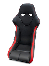 JADE スタイリッシュシートカバー RECARO RS-GEモデル用（ブラック×レッドステッチ×レッドライン JSC-006）1脚分_画像1