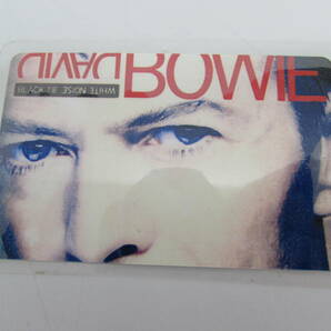 未使用 David Bowie デビッドボウイ Black Tie White Noise テレホンカード テレカ 50度数 2枚おまとめセット ※ラミネート加工の画像5