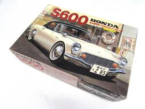 未組立 LS エルエス 1/32 ホンダ スポーツ S600 ハードトップ プルバックゼンマイ付 プラモデル 当時もの