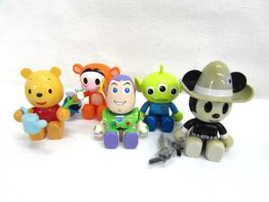  present condition goods Disney Super Rockin spoiler  gold 5 body . summarize set minnie / Pooh / Tiger /baz/ Alien 