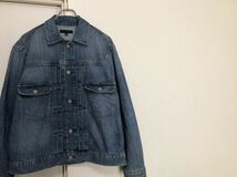 K-2 UNIQLOユニクロ製リーバイスセカンド2ndモデルデニムジャケットJKTジージャンsize L_画像1