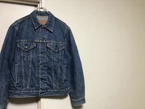 1986年7月生産80sヴィンテージ MADE IN USA アメリカ製Levi'sリーバイス70506-0216デニムジャケットジージャン985M工場size40Rハチマル