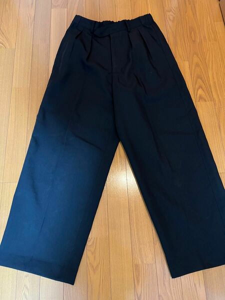 スラックス HI TWISTED GABA WIDE TUCK SLACKS ワイドパンツ パンツ スラックス