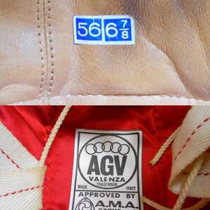 60s AGV ジェットヘルメット MADE IN ITALY ★ 60年代 BELL 500TX R-T BUCO アーサーフルマー AF20 ビンテージヘルメット 英車 ベスパの画像8