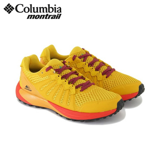 * Colombia mon Trail * new goods trail running shoes 23cm lady's F.K.T.. tail yellow madalao yellow 