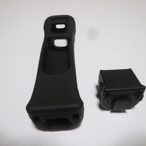 M063《送料無料　即日発送》Wii　モーションプラス　ジャケット　黒　ブラック（分解洗浄　動作確認済）リモコンカバー