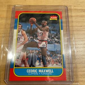1986-87 fleer cedric maxwell NBAカード