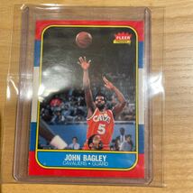 1986-87 fleer john bagley NBAカード_画像2