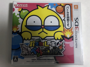 Nintendo 3DS・100%パスカル先生　完璧ペイントボンバーズ★新品・未開封
