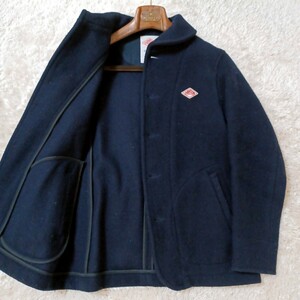 DANTON ダントン ウールモッサジャケット ウールコート ネイビー 紺色 40 Lサイズ相当 メンズ JD-8237