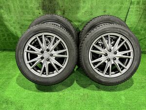 使用期間少 23年製造 TOYO TIRES トーヨータイヤ TRANPATH トランパス MP7 205/55R16 社外 ホイール 16インチ 6.5J +47 5H 5穴 PCD100