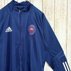 adidas アディダス MLS Chicago Fire FC シカゴ・ファイアーFC フルジップ トラックジャケット ジャージ M USA古着 アメリカ古着