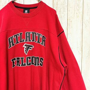 NFL Atlanta Falcons アトランタ・ファルコンズ プリント スウェット トレーナー 2XL USA古着 アメリカ古着