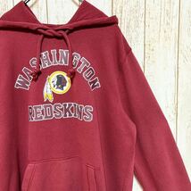 47Brand NFL Washington Redskins ワシントン・レッドスキンズ プリント スウェット パーカー M USA古着 アメリカ古着_画像1