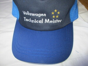  Volkswagen VOLKSWAGEN Vintage embroidery Logo not for sale Meister cap * hat F unused dead stock 