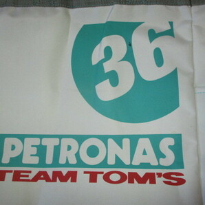 トヨタTOM'S・ペトロナス・レーシングチーム 防水タイプ・厚手トートバッグ 美中古 スーパーGT・トムス・TRD・ジャケットの画像2