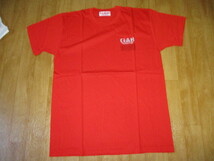 GAB モータースポーツ・レーシング・ビンテージ デカロゴ Tシャツ 赤Ｘ白 サイズF 未使用 デッドストック　ショック・スーパーGT・ニスモ_画像6