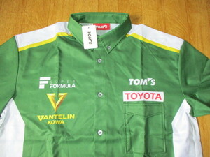 VANTELIN TEAM TOM'S ・プーマ　バンテリン チームトムス スーパーGT・フォーミュラ　ドライピットシャツ　未使用　サイズＭ