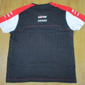 WRC・WECトヨタGR・ZENT・TOYOTA GAZOO Racing オフィシャルチーム・Tシャツ 美中古 サイズXL スーパーGT・ヤリスの画像2