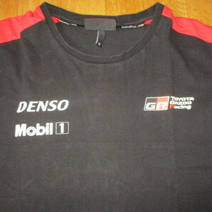 WRC・WECトヨタGR・ZENT・TOYOTA GAZOO Racing オフィシャルチーム・Tシャツ 美中古 サイズXL スーパーGT・ヤリスの画像5