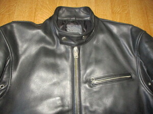 KADOYA Kadoya racing real leather single The - jacket size M beautiful used 