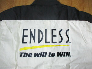  translation have *ENDLESS* Endless racing * super GT all embroidery Logo team pit shirt unused dead stock size 3L jacket 