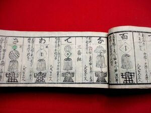 a302◇ 江戸町鑑　厚冊　嘉永2年　古地図　火消纏　武鑑　和本 古書 古文書