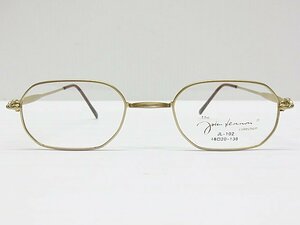 ∞ John Lennon ジョンレノン 眼鏡 メガネフレーム JL-102 48□20-138 メタルフレーム フルリム 一山 ゴールド系 日本製 □H8
