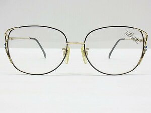 ∞ Silhoette シルエット 眼鏡 メガネフレーム M6703/2 57□15-135 メタルフレーム フルリム ブラック ゴールド 日本製 □H8
