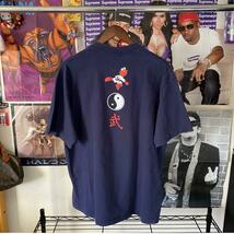 【激レア】エルモ空手道TEE JAYS. XL ネイビー両面 大判プリント希少　入手困難_画像3