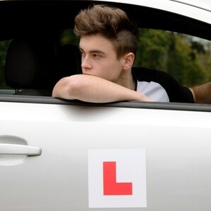 イギリス 英国 UK 自動車 初心者マーク L字マーク L-Plates 若葉マーク マグネットタイプ Learner 仮免許の画像6