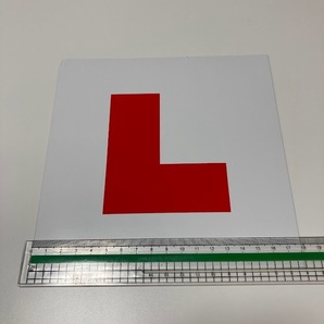 イギリス 英国 UK 自動車 初心者マーク L字マーク L-Plates 若葉マーク マグネットタイプ Learner 仮免許の画像3