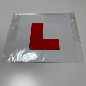 イギリス 英国 UK 自動車 初心者マーク L字マーク L-Plates 若葉マーク マグネットタイプ Learner 仮免許の画像4
