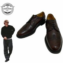 FLORSHEIM IMPERIAL VINTAGE フローシャイム ヴィンテージ 90s MADE IN USA KENMOOR ケンムール ウイングチップレザーシューズ アーカイブ_画像1