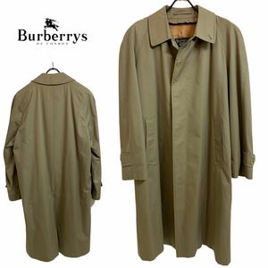 Burberrys VINTAGE バーバリー ヴィンテージ 1980s MADE IN ENGLAND 着脱ライナー付 ステンカラーコート バルマカーンコート アーカイブ